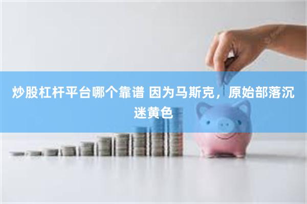 炒股杠杆平台哪个靠谱 因为马斯克，原始部落沉迷黄色