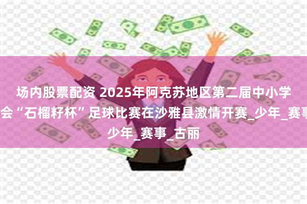 场内股票配资 2025年阿克苏地区第二届中小学生运动会“石榴籽杯”足球比赛在沙雅县激情开赛_少年_赛事_古丽